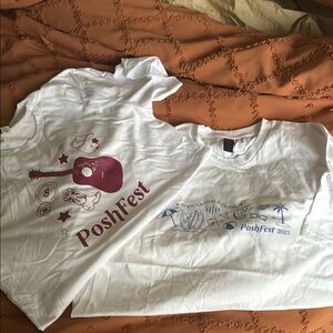 PoshFest ‘23 & ‘24 shirts, brand new, size medium